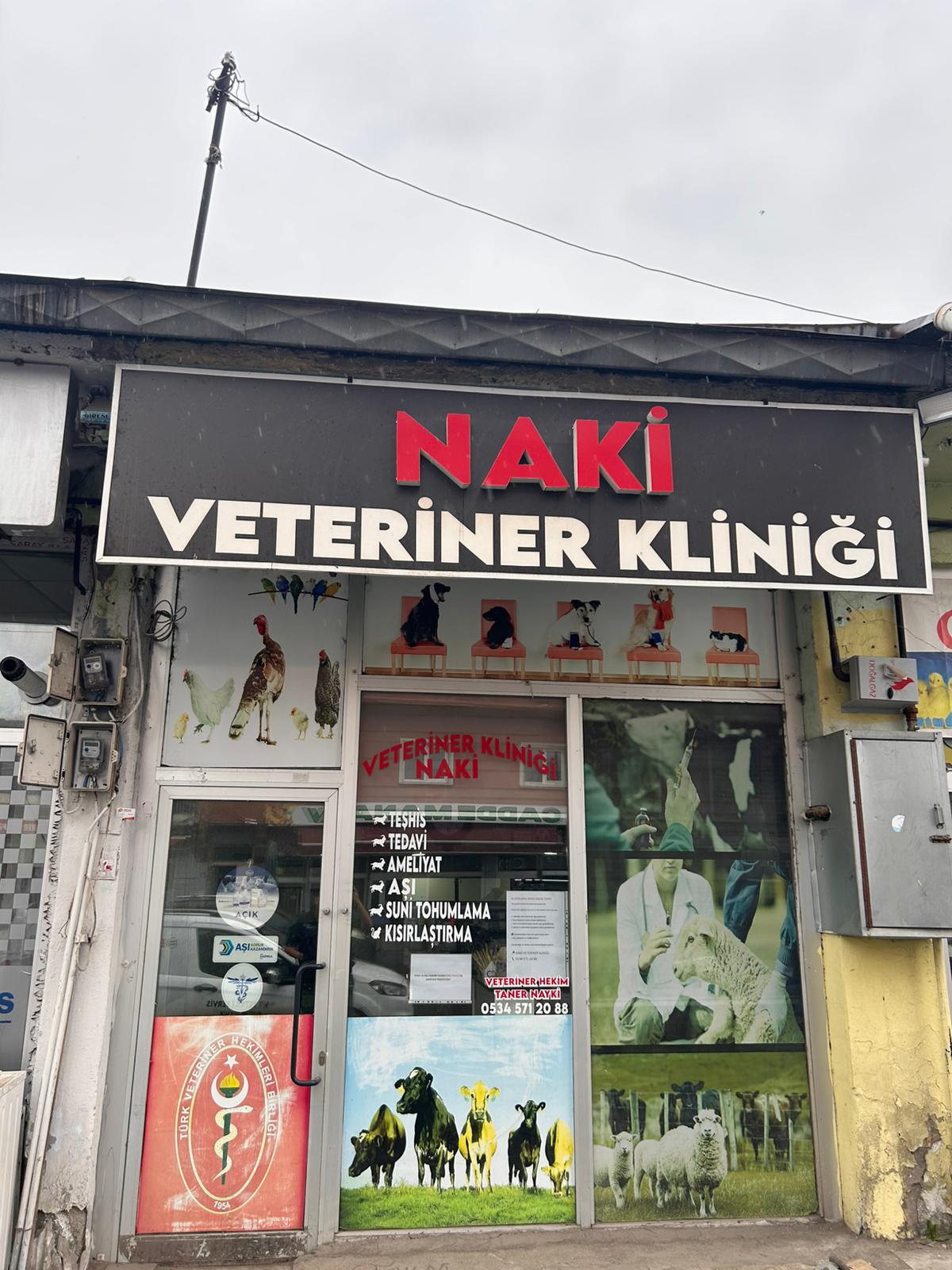 Naki Veteriner Kliniği ön cephe fotoğrafı